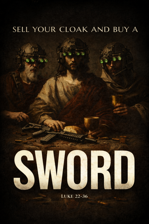 Buy A Sword Crewneck - Luke 22:36 (Black)