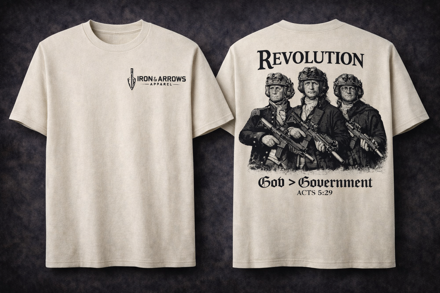 Revolution Tee - Acts 5:29 (Off-White)
